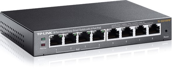 TP-LINK TL-SG108PE - 8-Port Gigabit Switch