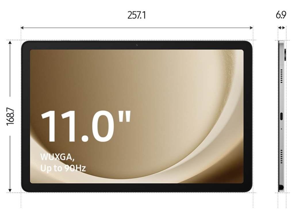 Samsung Galaxy Tab A9+ - 128 GB - Zilver