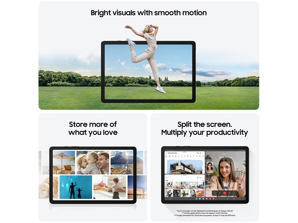 Samsung Galaxy Tab A9 - 8.7 inch - 64 GB - Wi-Fi - Grafiet