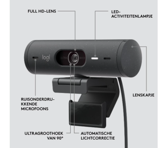 Logitech Brio 500 - Grafiet