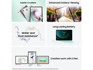 Samsung Galaxy Tab S9 FE+ 12.4-inch - 256 GB - Grijs