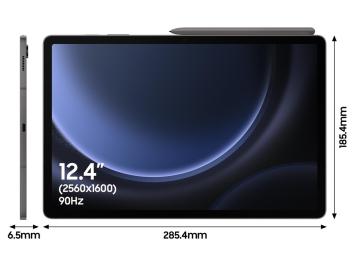 Samsung Galaxy Tab S9 FE+ 12.4-inch - 256 GB - Grijs