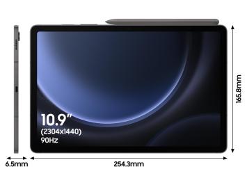 Samsung Galaxy Tab S9 FE 10.9-inch - 256 GB - Grijs