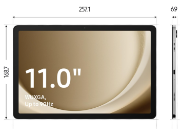 Samsung Galaxy Tab A9+ - 128 GB - Zilver