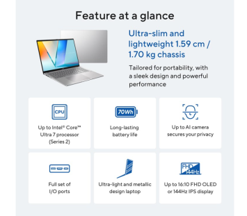 ASUS Vivobook S16 S3607VA-RP017W