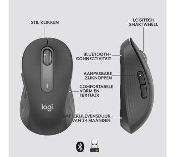 Logitech Signature M650 - Optisch - Grafiet
