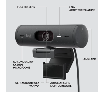 Logitech Brio 500 - Grafiet