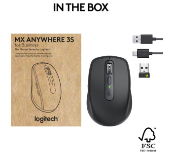 Logitech MX Anywhere 3S for Business - Grafiet - Laser