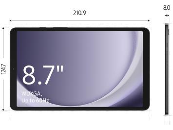 Samsung Galaxy Tab A9 - 8.7 inch - 64 GB - Wi-Fi - Grafiet